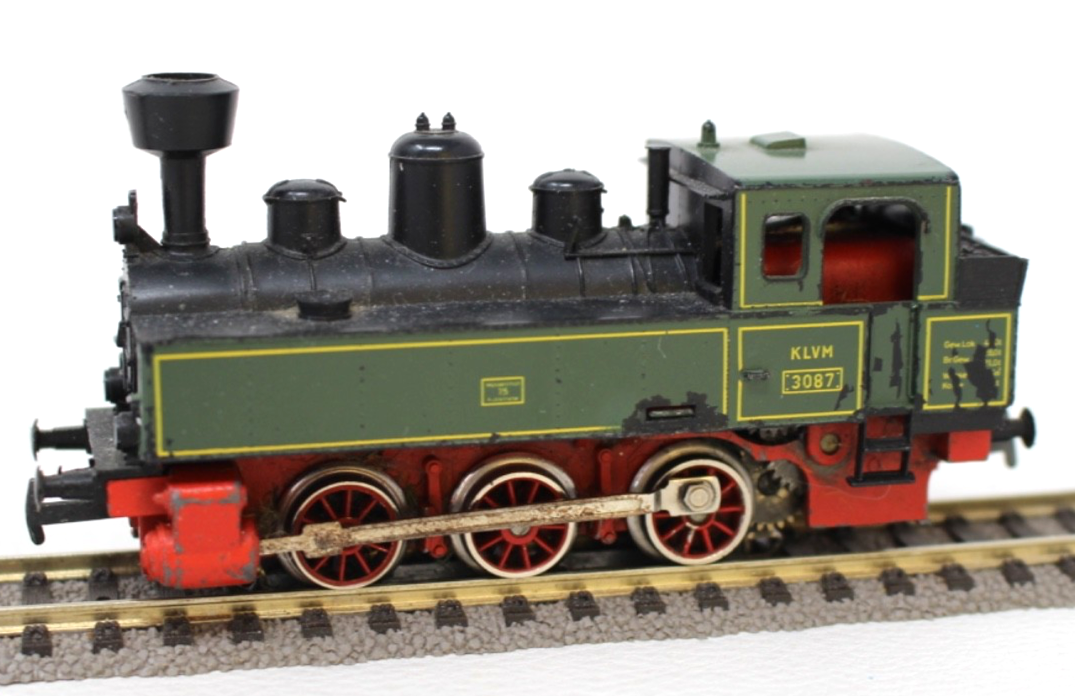 Märklin H0 2900 Dampflokomotive KLVM 3087 HO H0 1:87 mit Lackschäden