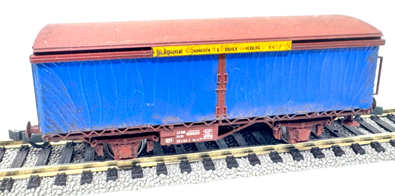 Roco 46220 H0 Güterwagen Schiebeplanenwagen 910 0 013-2 NS gealtert - H0 HO 1:87