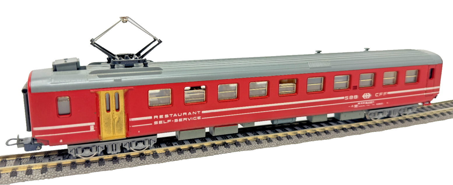 Lima Personenwagen - SBB CFF Restaurant Self Service WR 88-33 612-5 - 1:87 HO H0