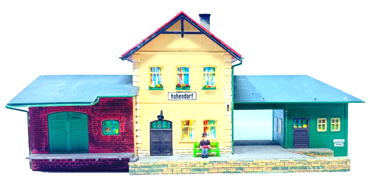 Auhagen H0 11331 Gebäude Bahnhof Hohendorf 25,5 x 10,7 x 11,5 cm H0 HO 1:87
