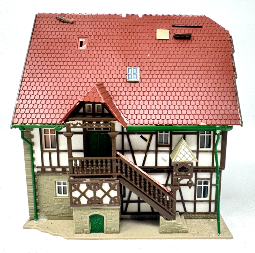 Vollmer H0 20512 Fachwerkhaus  1:87 HO H0 (ca. 12,3 x 12 x 12,9 cm) für Bastler