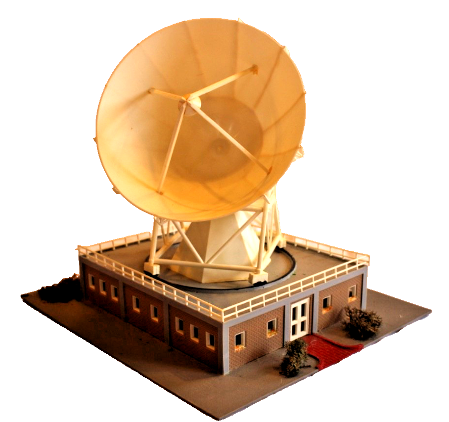 Primex Heljan H0 1701 Satellitenfunkstation - selten - H0 HO 1:87