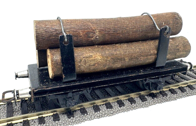 HERR 37/985/4227 - Langholzwagen mit Holzladung - Rarität - H0 HO 1:87