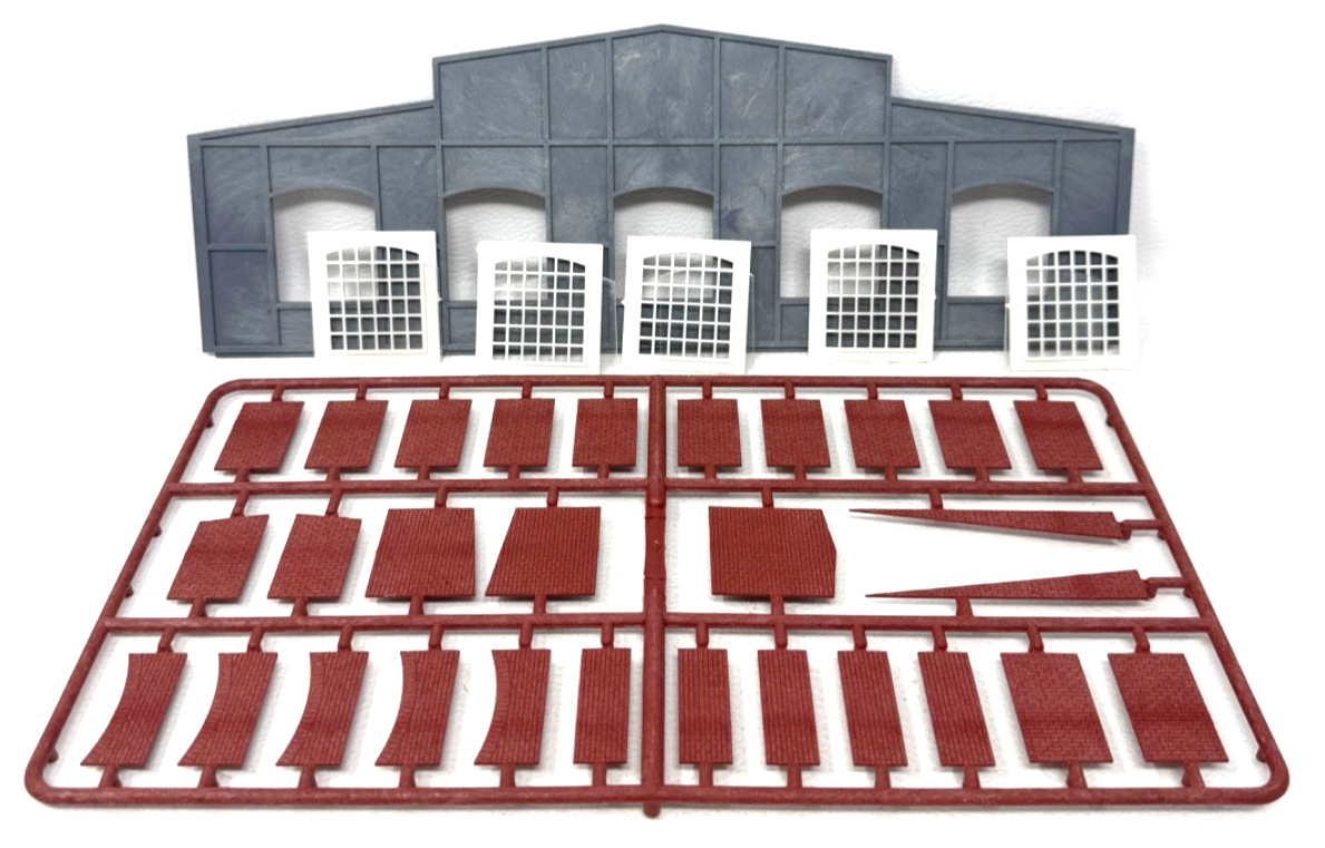 Fleischmann 6476 H0 Ersatzteile Erweiterung  Ringlokschuppen Bausatz H0 HO 1:87