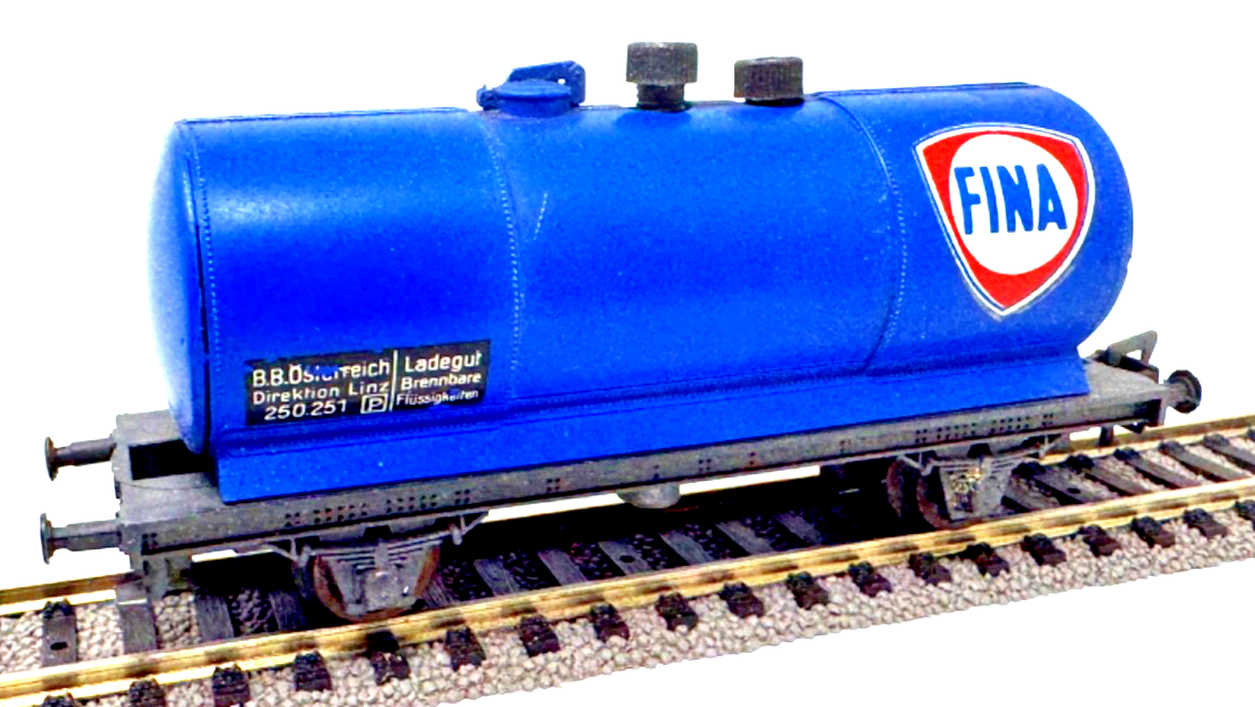 Liliput H0 252 Fina Kesselwagen 250.251 B.B. Österreich Reinigung 1:87 HO H0