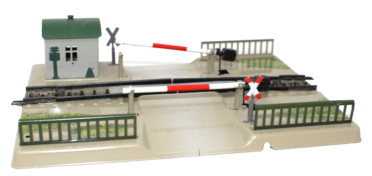 Märklin H0 7054 7390 Bahnübergang M-Gleis mechanisch mit 2 Schranken 1:87 HO H0