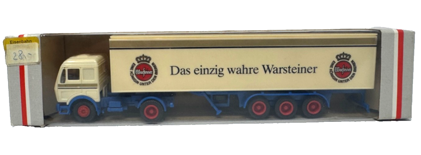 Albedo Herpa Mercedes 1628 NG Koffer-Sattelzug Warsteiner - 1:87 HO H0