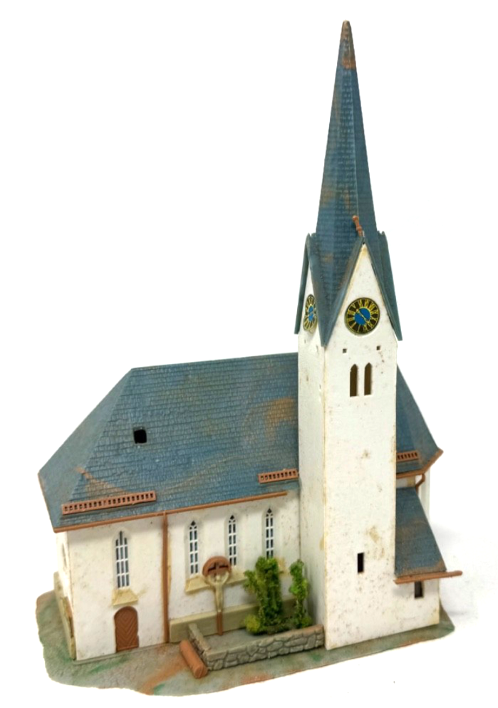 Kibri N 7024 Gebäude Kirche St. Höchstädt ca. 12,5 x 7,6 x 16,7 cm - N 1:160 Kibri N 7024 Gebäude Kirche St. Höchstädt ca. 12,5 x 7,6 x 16,7 cm - N 1:160