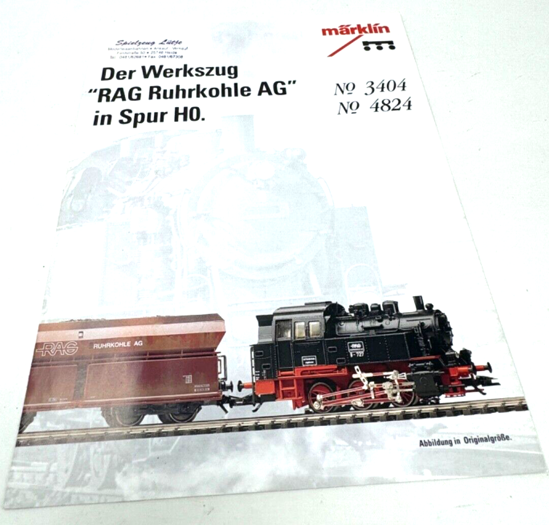 Märklin Prospekte Flyer - Konvolut - HO H0 1:87 Märklin Prospekte Flyer - Konvolut - HO H0 1:87