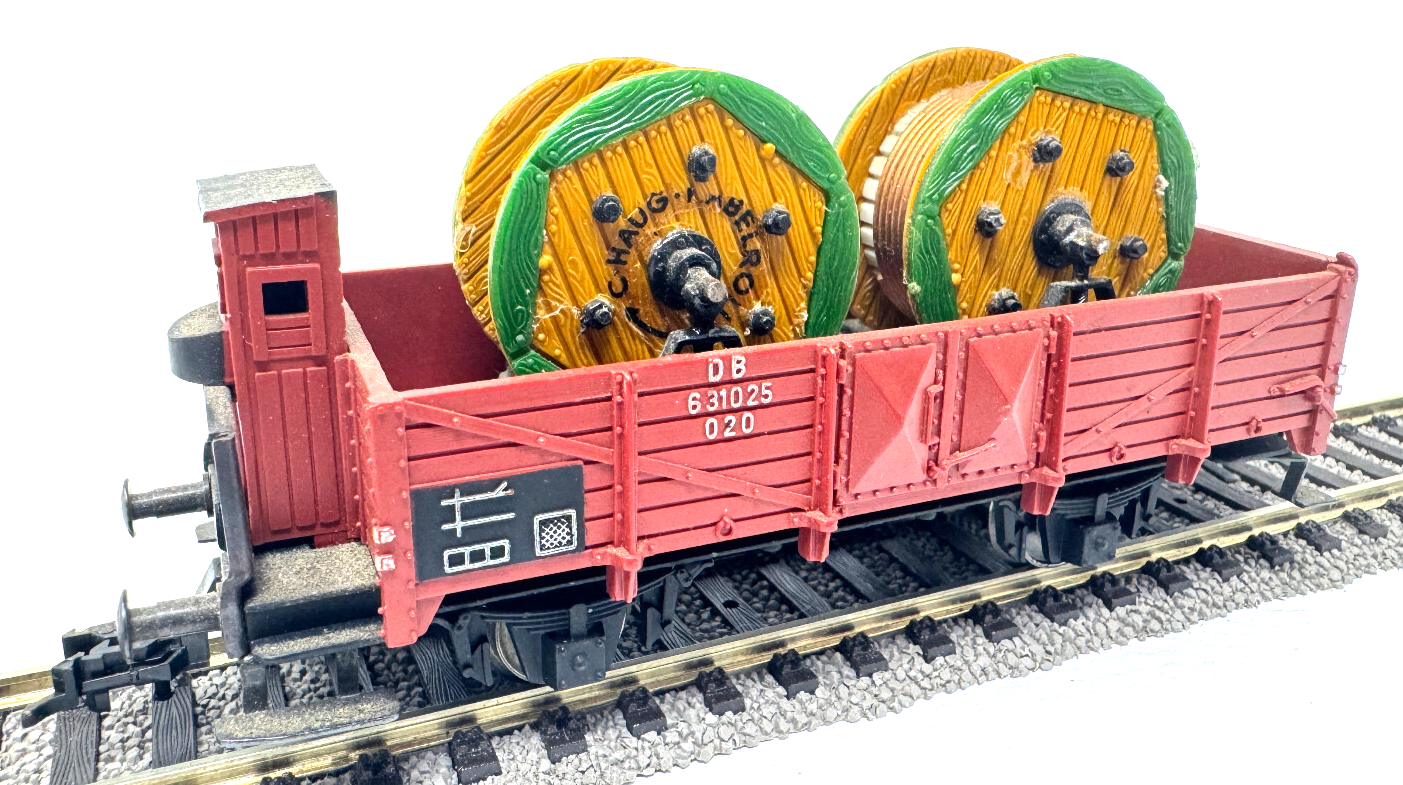 Fleischmann 1485 offener Güterwagen mit Bremserhaus 631025 - 020 - 1:87 H0 HO