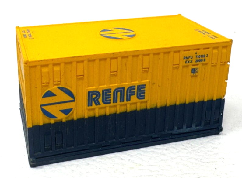 Spain RENFE 16 ft Container - HO H0 1:87 Spain RENFE 16 ft Container - HO H0 1:87