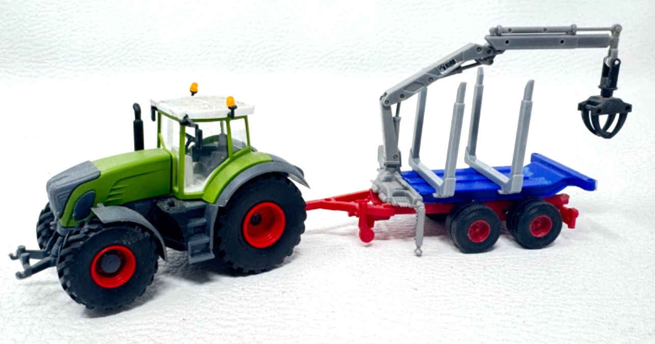Kibri 12268 H0 FENDT VARIO 936 inkl. Forstanhänder mit Meiller Kran  H0 HO 1:87