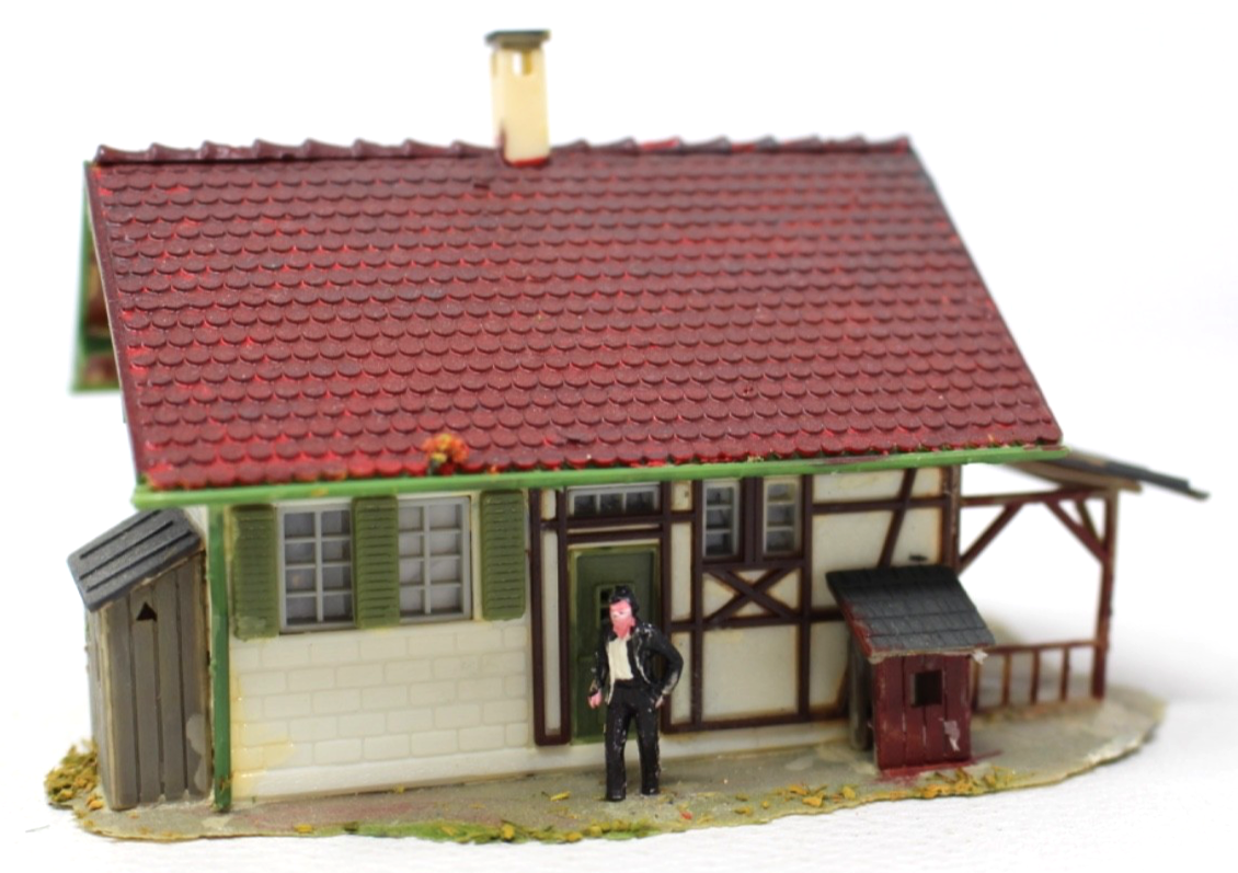 Faller H0 B-277 Ländliches Fachwerkhaus mit Anbau 11,3 x 8,5 x 6,6 cm H0 HO 1:87