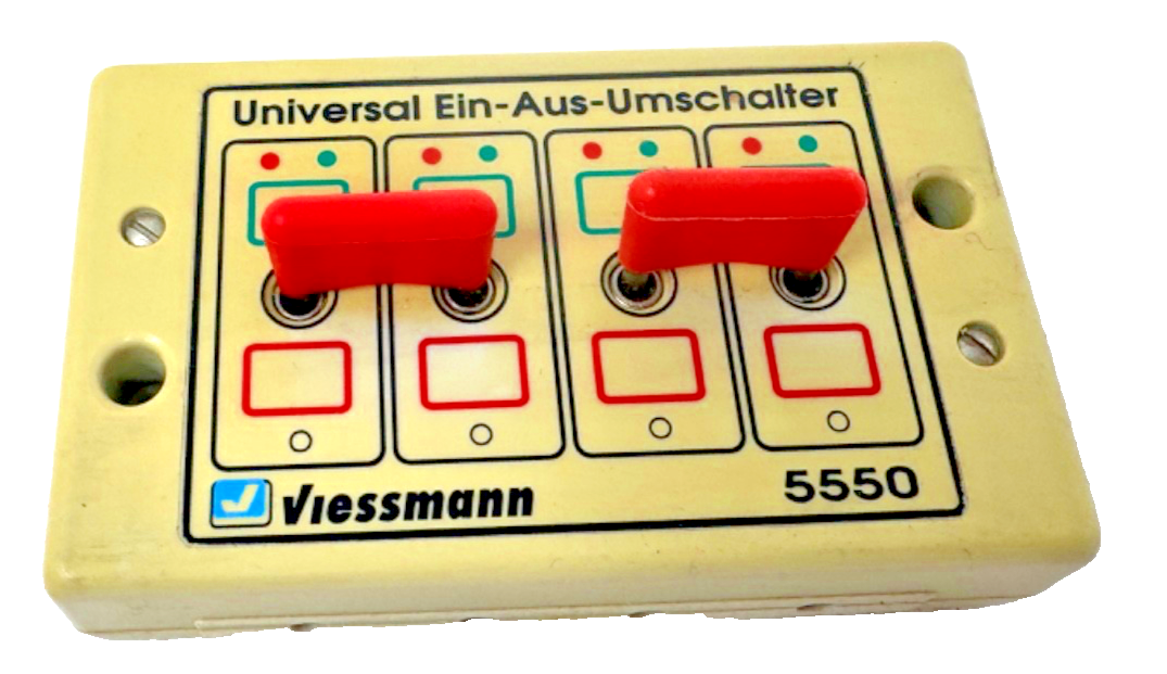 Viessmann 5550 Universal-Ein-Aus-Umschalter umwandelbar in vier 1-polige