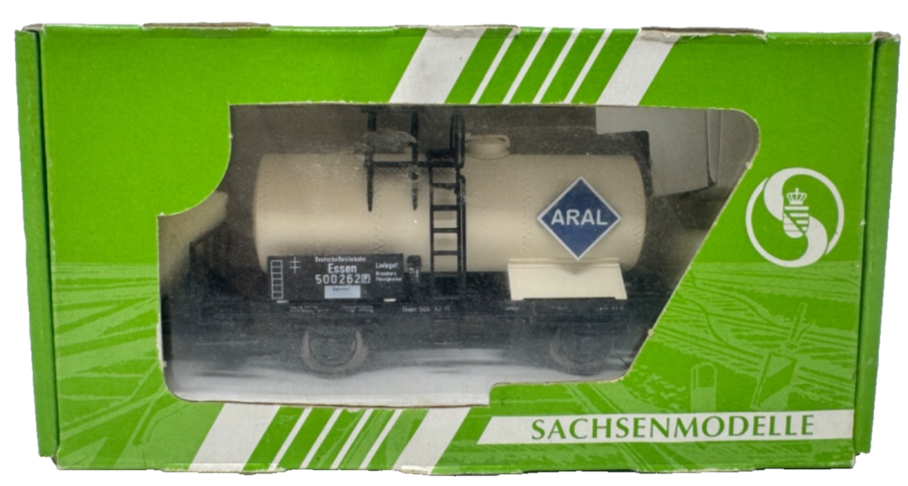 Sachsenmodelle 16097 H0 Kesselwagen  DR 500 262 Essen - " ARAL " - HO H0 1:87
