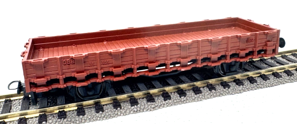 Liliput H0 204 12 Güterwagen Rungenwagen ohne Rungen ÖBB 415 505 - 1:87 HO H0