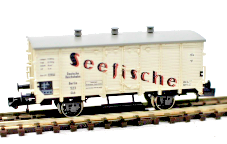 Fleischmann N 8341 Güterwagen Kühlwagen Seefische 523 Berlin DRG - N 1:160