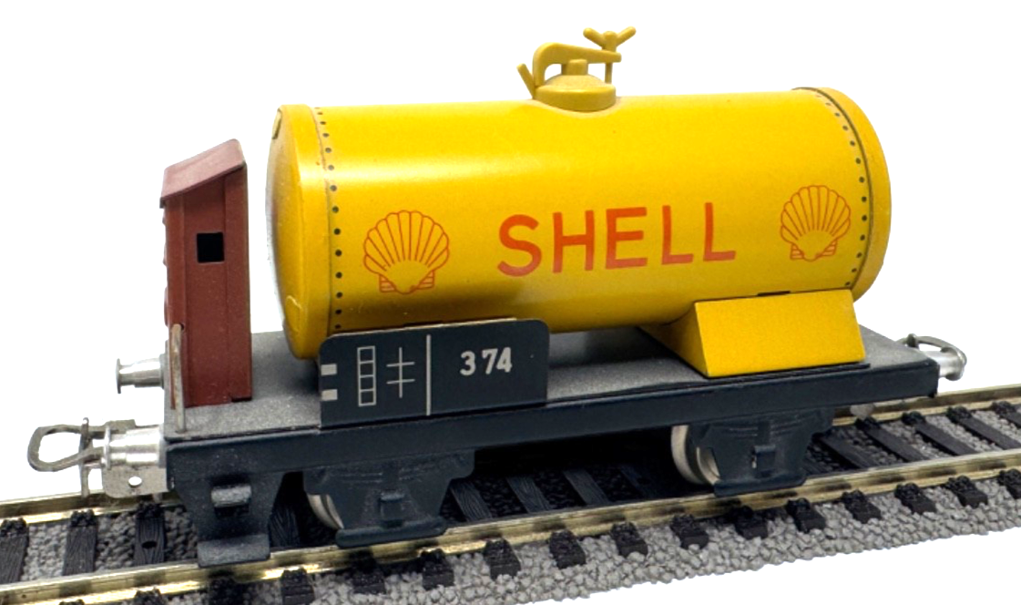 Märklin H0 374 Kesselwagen 374 "Shell" blech - Leiter u. Bühne fehlt HO H0 1:87