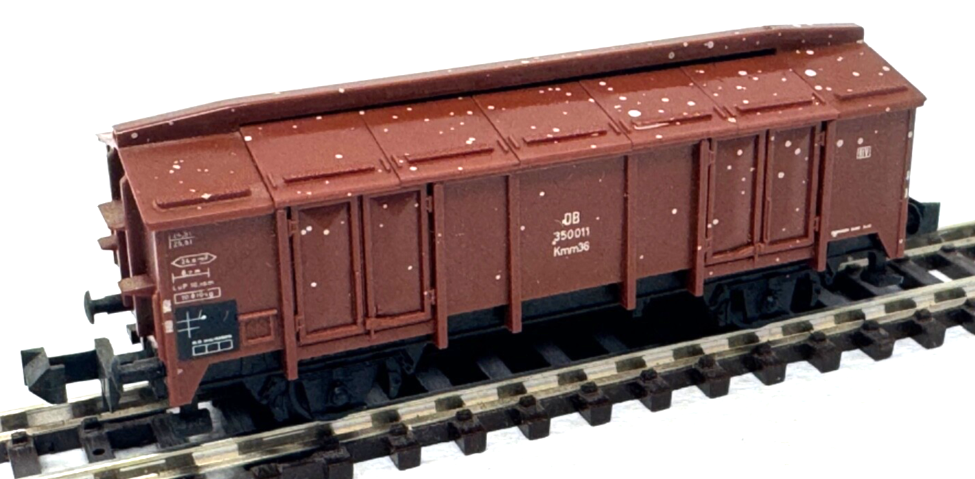 Minitrix Klappdeckelwagen DB 350011 - Kmm36 - 1:160 N Minitrix Klappdeckelwagen DB 350011 - Kmm36 - 1:160 N