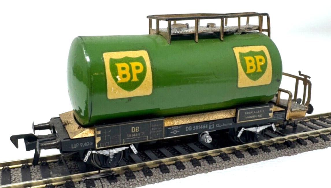 Fleischmann Kesselwagen Tankwagen "BP" 581464 Tanklager 1 Hamburg H0 HO 1:87