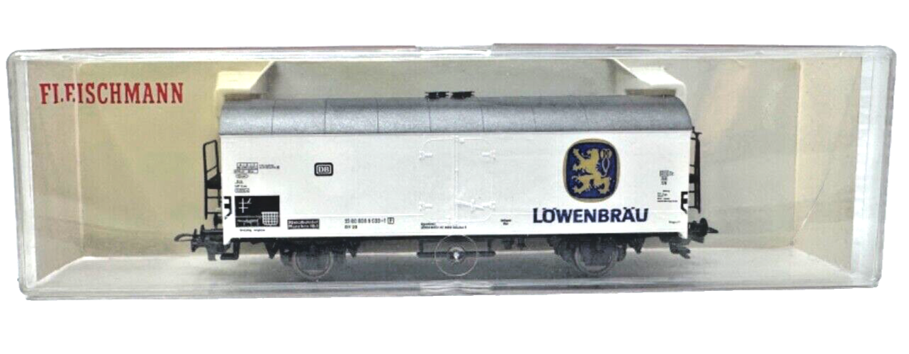 Fleischmann 5328 Kühlwagen Löwenbräu der DB 806 6 033-1 - HO H0 1:87 in OVP