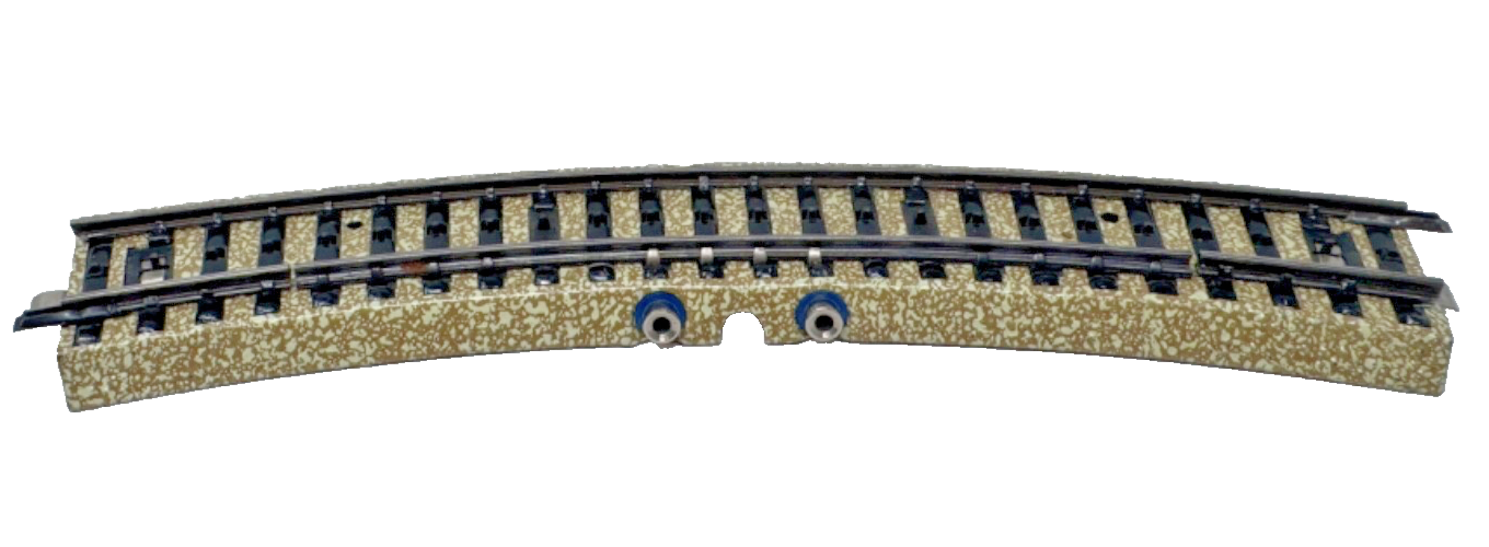 2x Märklin H0 5100 1/1 Kontaktgleis M-Gleis gebogen ohne Widerstand - HO H0 1:87