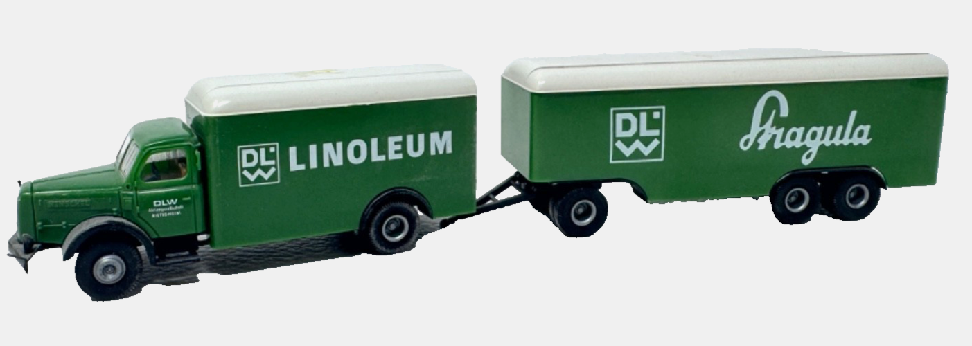 Brekina 7315 Henschel Hängerzug DLW Linoleum - 1:87 H0 HO