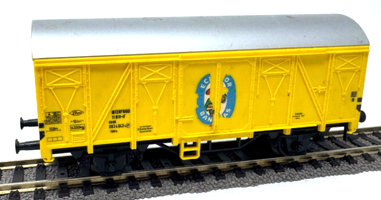Märklin gedeckter Güterwagen "Ecuador Bananas" DB 083 4 042-4 H0 HO 1:87 defekt