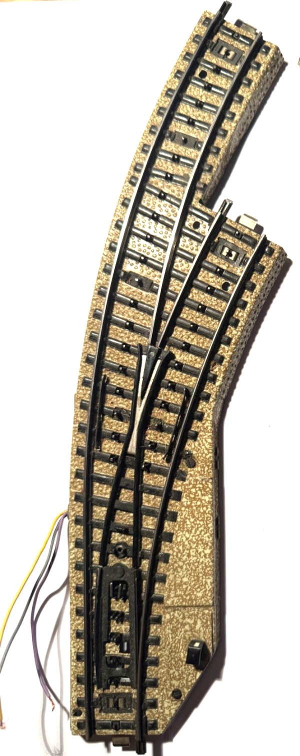 Märklin H0 5142 Elektromagnetisches Bogenweiche Rechts - M-Gleis HO H0 1:87