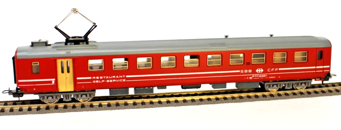 Lima H0 9245 Personenwagen Speisewagen 88-33 612-5 SBB-CFF - 26,5 cm H0 HO 1:87