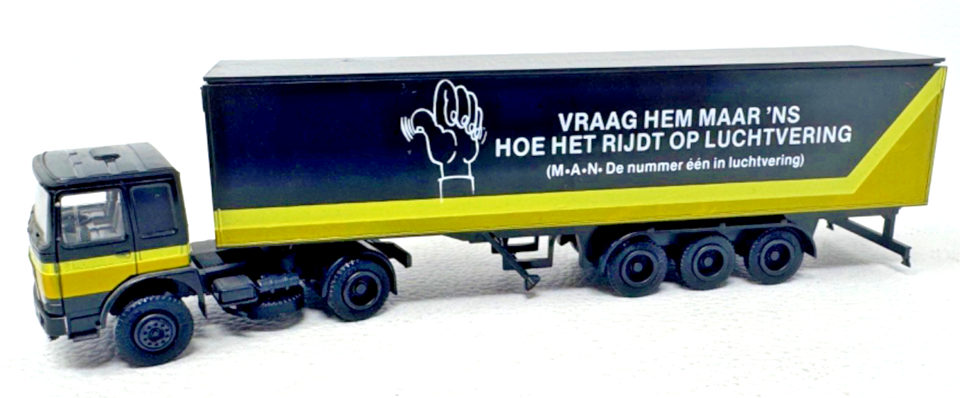 herpa H0 MAN Sattelzug „VRAAG HEM MAAR 'NS ... “ HO H0 1:87 herpa H0 MAN Sattelzug „VRAAG HEM MAAR 'NS ... “ HO H0 1:87