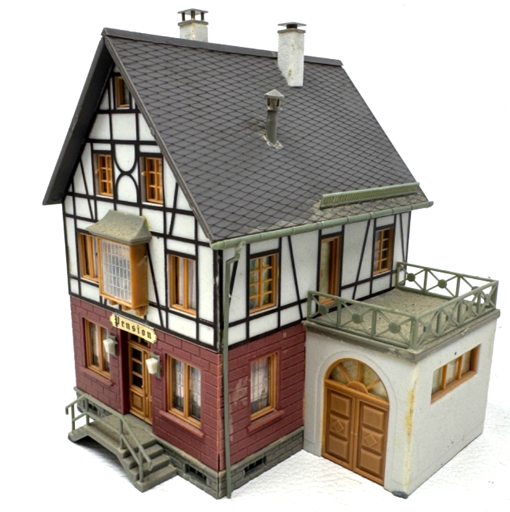 Faller B-256 Pension Fachwerkhaus mit Anbau ca. 11 x 11,5 x 13 cm H0 HO 1:87 Faller B-256 Pension Fachwerkhaus mit Anbau ca. 11 x 11,5 x 13 cm H0 HO 1:87