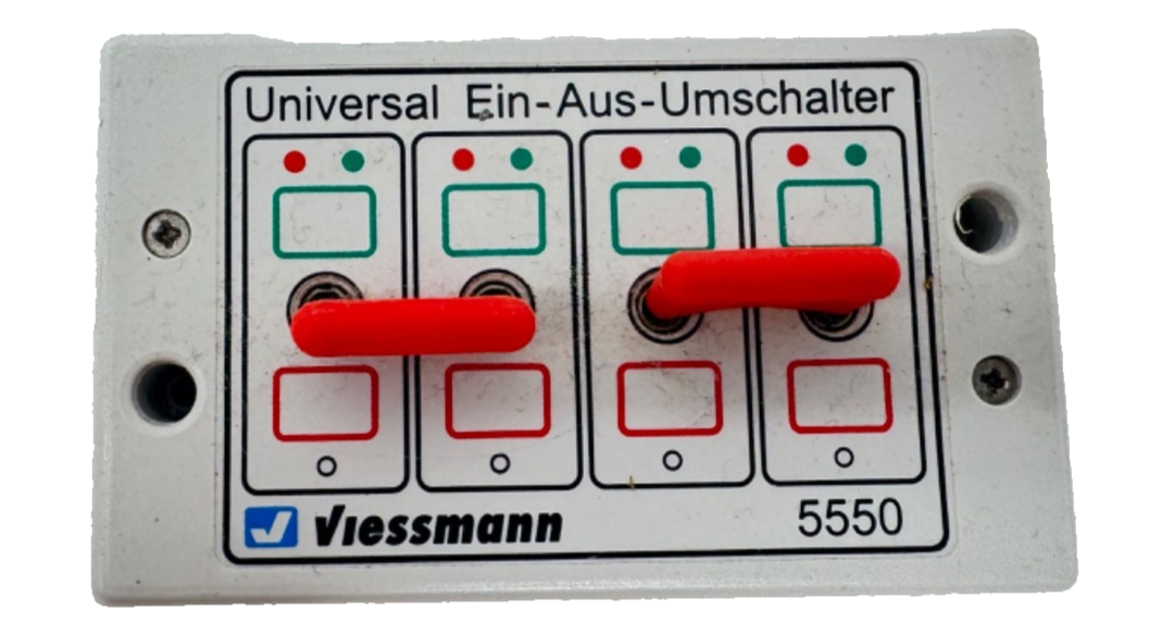 Viessmann 5550 Universal-Ein-Aus-Umschalter umwandelbar in vier 1-polige