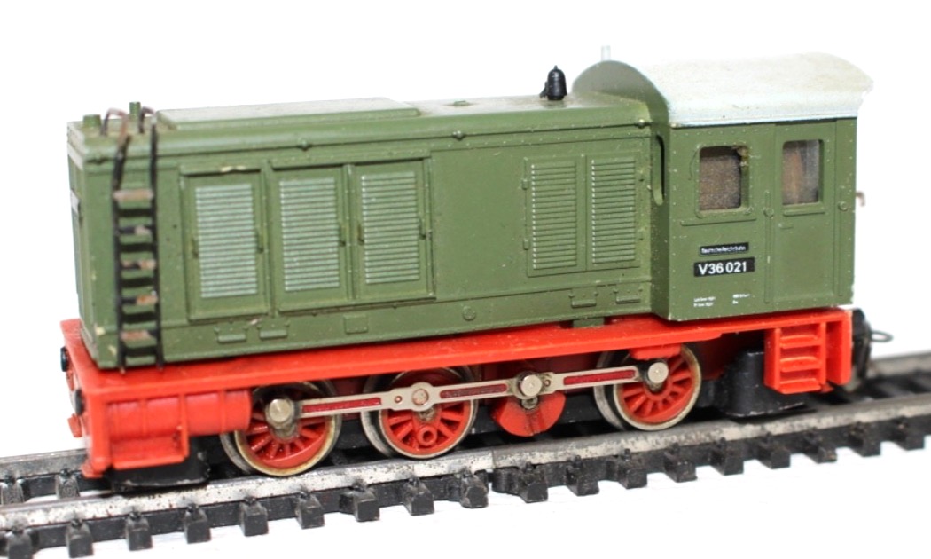 BTTB TT 2630 Diesellok V36 021 DR - grün - TT 1:120