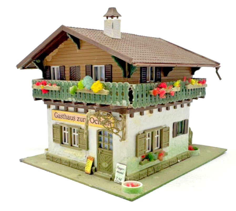 Vollmer H0 58918 Gebäude Haus Bauernhaus Gasthaus zum Ochsen - HO H0 1:87