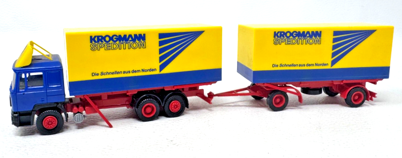 Herpa H0 MAN Hängerzug 3a/2a "Krogmann Spedition" H0 H0 1:87
