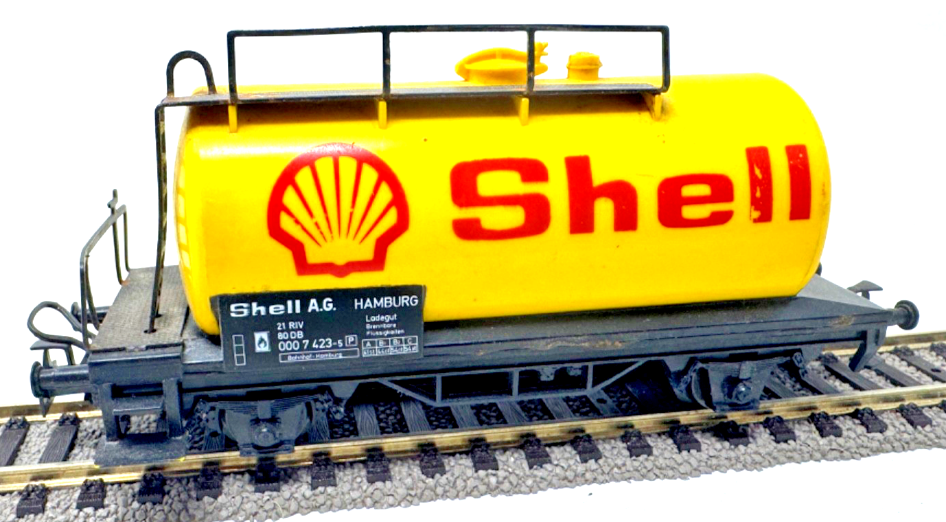 Märklin H0 Kesselwagen mit Bühne Shell - 000 7 423-5 DB - H0 HO 1:87