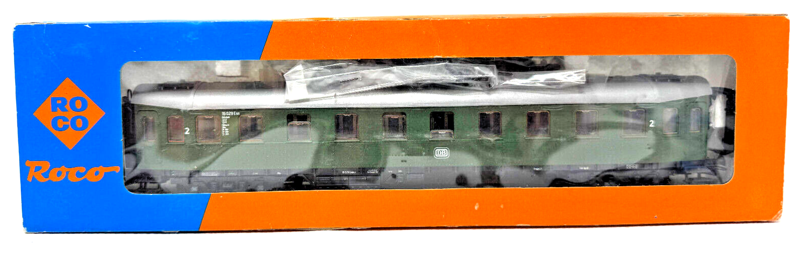 Roco 44439 Schnellzugwagen 2. Klasse der DB Hechtwagen - 16 029 - H0 HO 1:87 OVP