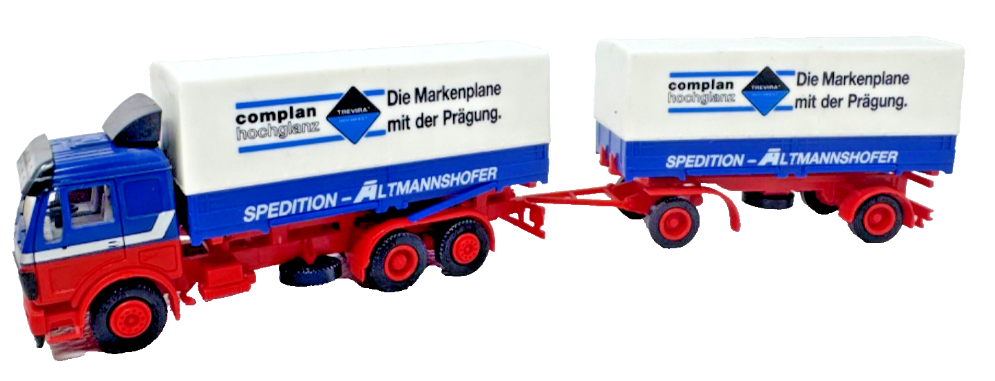 Herpa H0 Mercedes Planenhängerzug 3a/2a "Spedition Altmannhofer" H0 H0 1:87