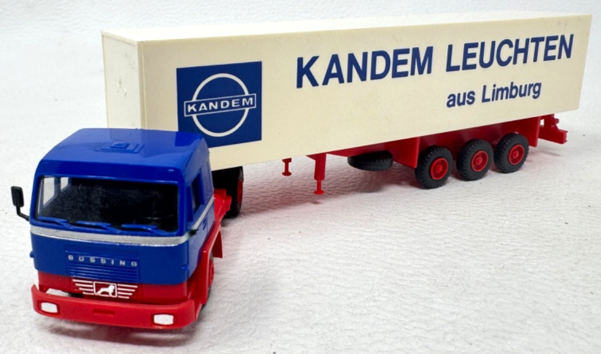 Roskopf 566 Büssing Sattelzug "Kandem Leuchten"  HO H0 1:87