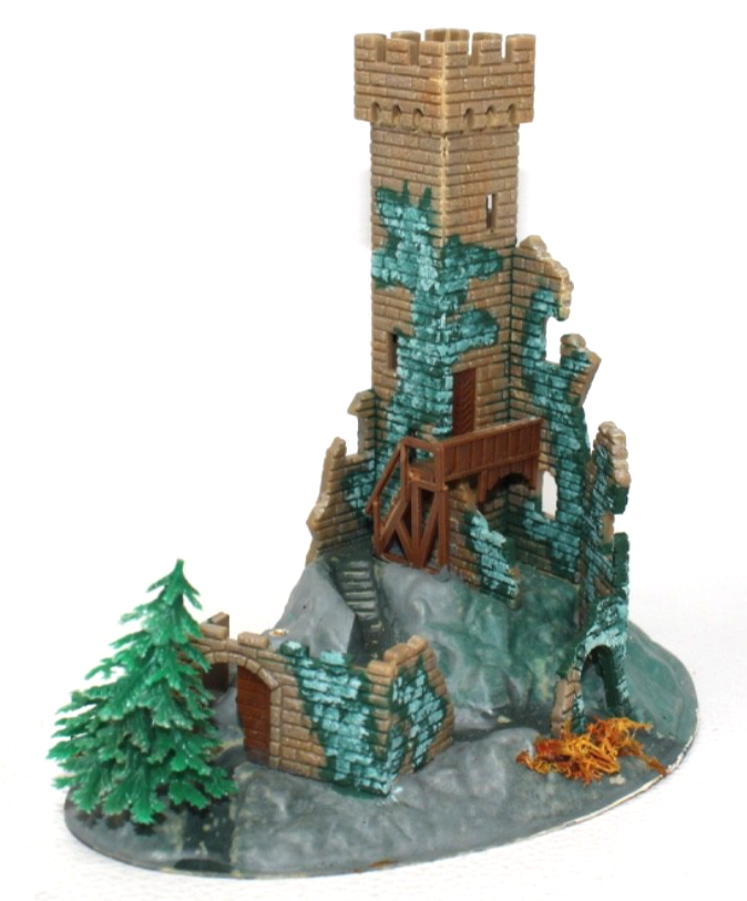 Faller H0 B-285 Große Burgruine Ruine Burg auf Berg Festung 50er/60 H0 HO 1:87