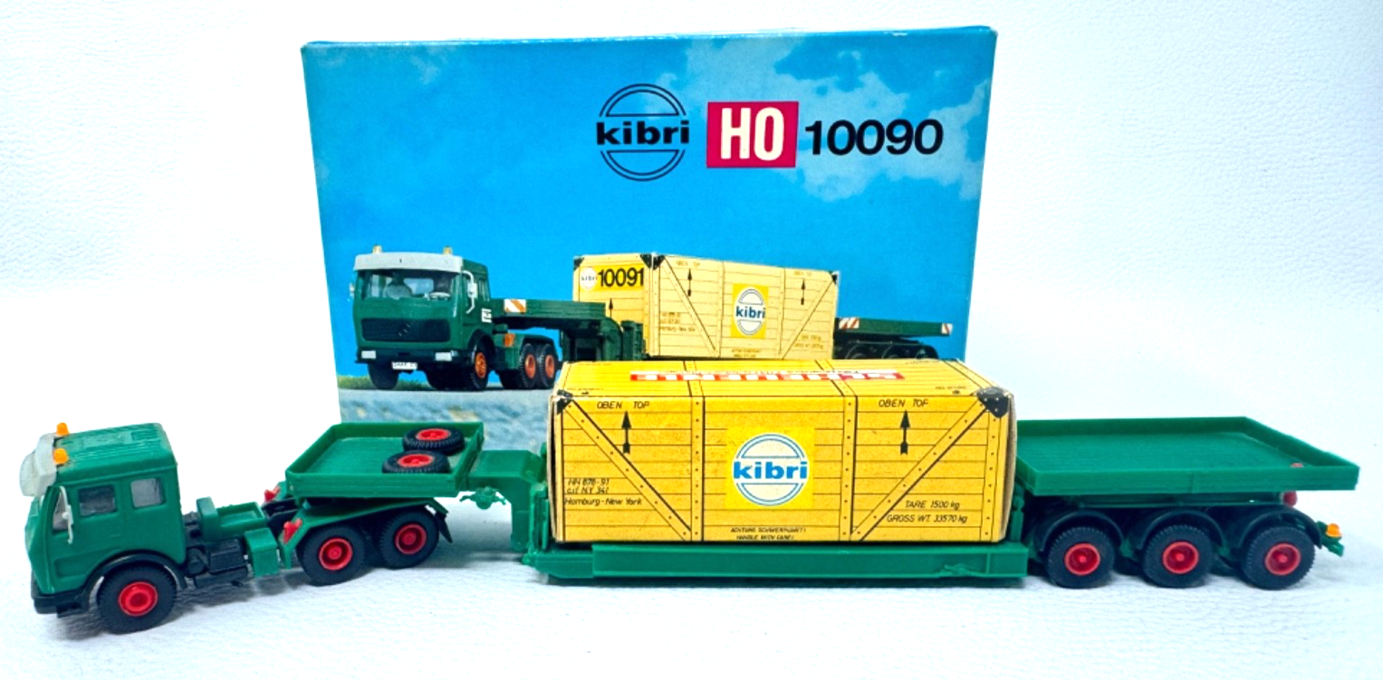 Kibri H0 10090 Modellauto LKW Tieflader Scheuerle - H0 HO 1:87