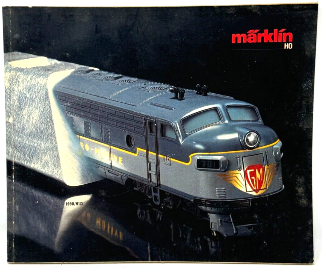 Märklin Katalog 1990/91 - 160 bebilderte Seiten HO H0 1:87 - Deutsch