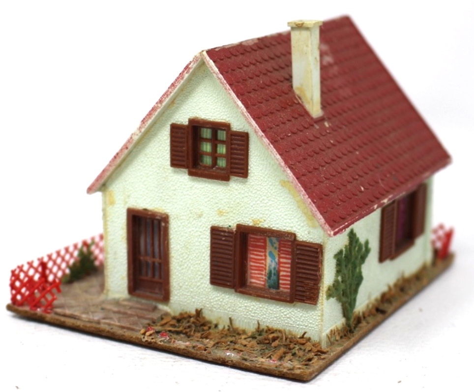 Wiad H0 Siedlungshaus 50er Jahre Holzplatte /Kunststoff H0 HO 1:87