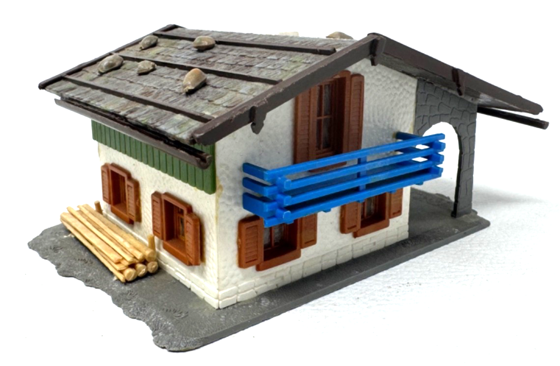 Faller H0 B-296 Berghaus Chalet Gebäude  12,8 x 10,8 x 5,6 cm - HO H0 1:87