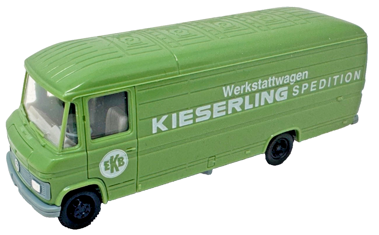 Herpa H0 Mercedes MB 508 D Kasten grün - Werkstattwagen Kieserling - H0 HO 1:87
