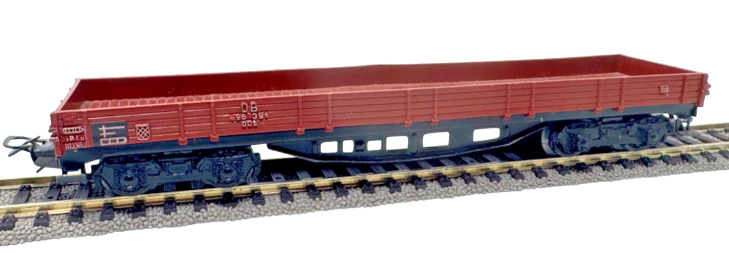 Märklin 391/1 - Niederbordwagen 496 391 - DB - braun - H0 HO 1:87