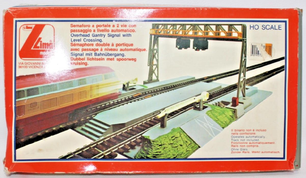 Lima H0 60 0025 Signalbrücke mit automatischem Bahnübergang zweigleisig  HO 1:87