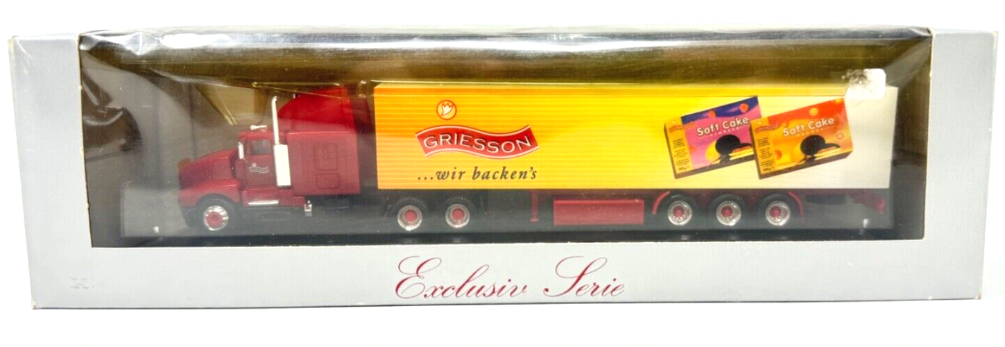 Herpa Exclusiv Serie Kenworth T600 Eurokoffersattelzug "Griesson" HO H0 1:87 OVP Herpa Exclusiv Serie Kenworth T600 Eurokoffersattelzug "Griesson" HO H0 1:87 OVP
