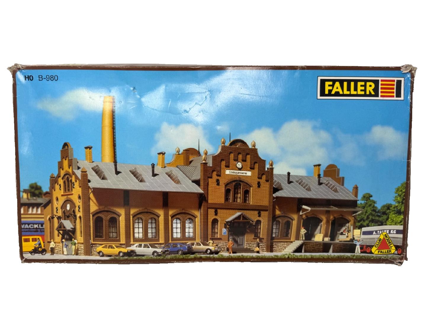 Faller B-980 Eisengießerei Bausatz inkl. Originalverpackung - HO H0 1:87